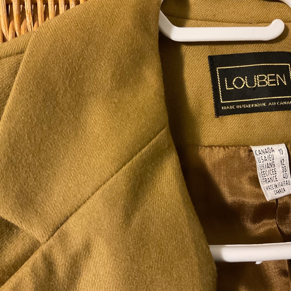 Retro Louben wide leg pant suit size 10